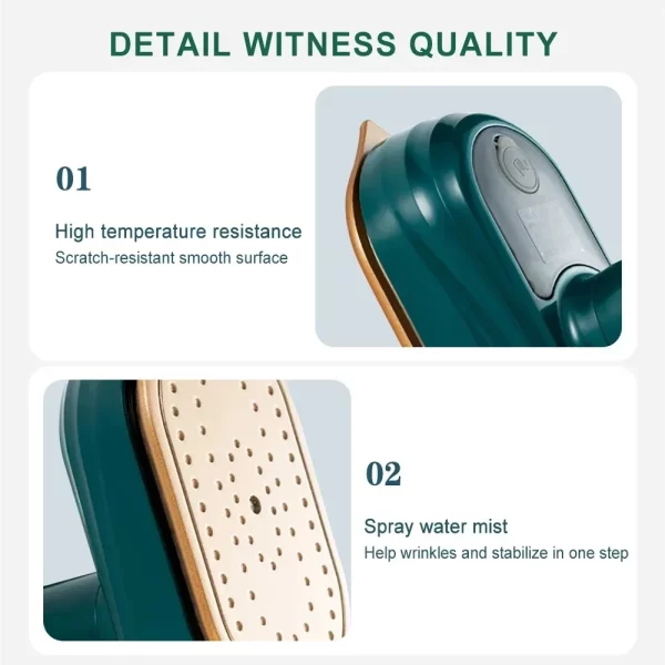 New Xiaomi Mini Folding Garment Steamer Steam Iron Handheld Portable Home Travel Clothes Ironing Dry Wet Ironing Machine Home