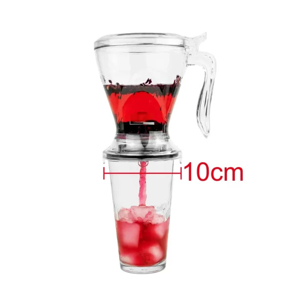 600ML Coffee Dipper,Tea Infuser for Loose Leaf Tea,Hand Brew Drip Coffee Machine,Large Filter Holder,Drinkware for Ice Americano