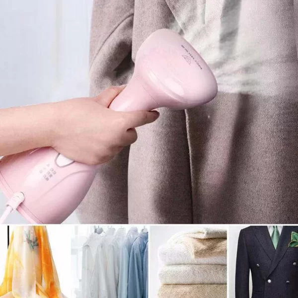 1500W Handheld Garment Steamer Fabric Steam Iron Mini Portable Travel Ironing Handheld Travel Iron Vertical Ironing Steamer