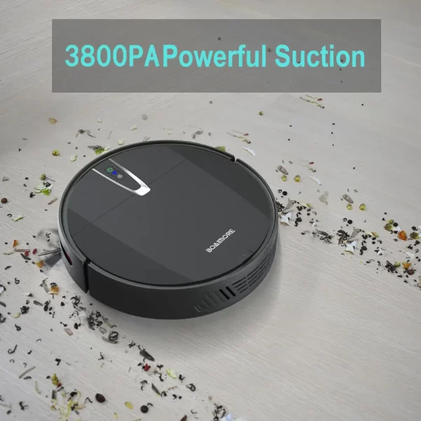 Robot Vacuum Smart Mop Cleaner With 3800PA Suction APP& Voice Control Autocharge Sweeping Floor Cleaning For Home Robotic Vacuum