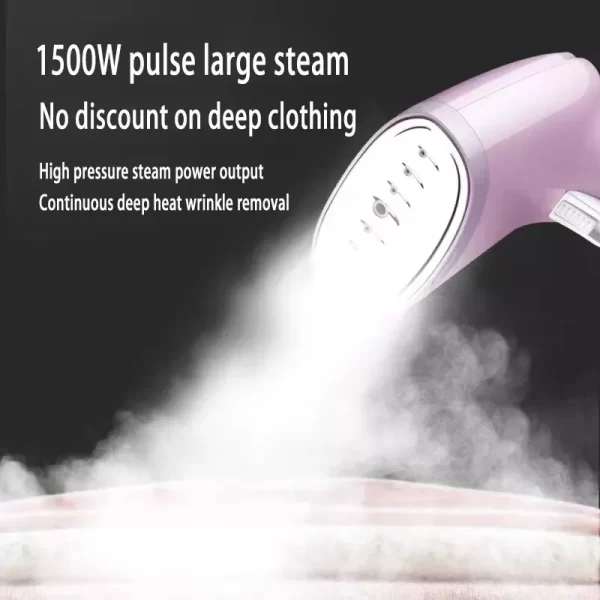 Travel Home High Power 1500W Mini Steam Iron 350ml Charge Electric Handheld Garment Steamer for Clothes Portable Steam Iron